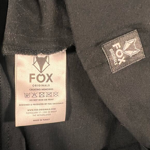 NWT Fox Originals, Black, Amsterdam Biketown Crewneck T-Shirt, Size Small - Picture 6 of 8